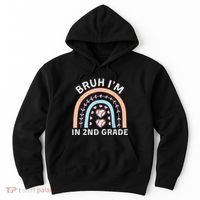 Bruh IM In 2nd Grade Back To School 2nd Grade Baseball Hoodie thumb 0