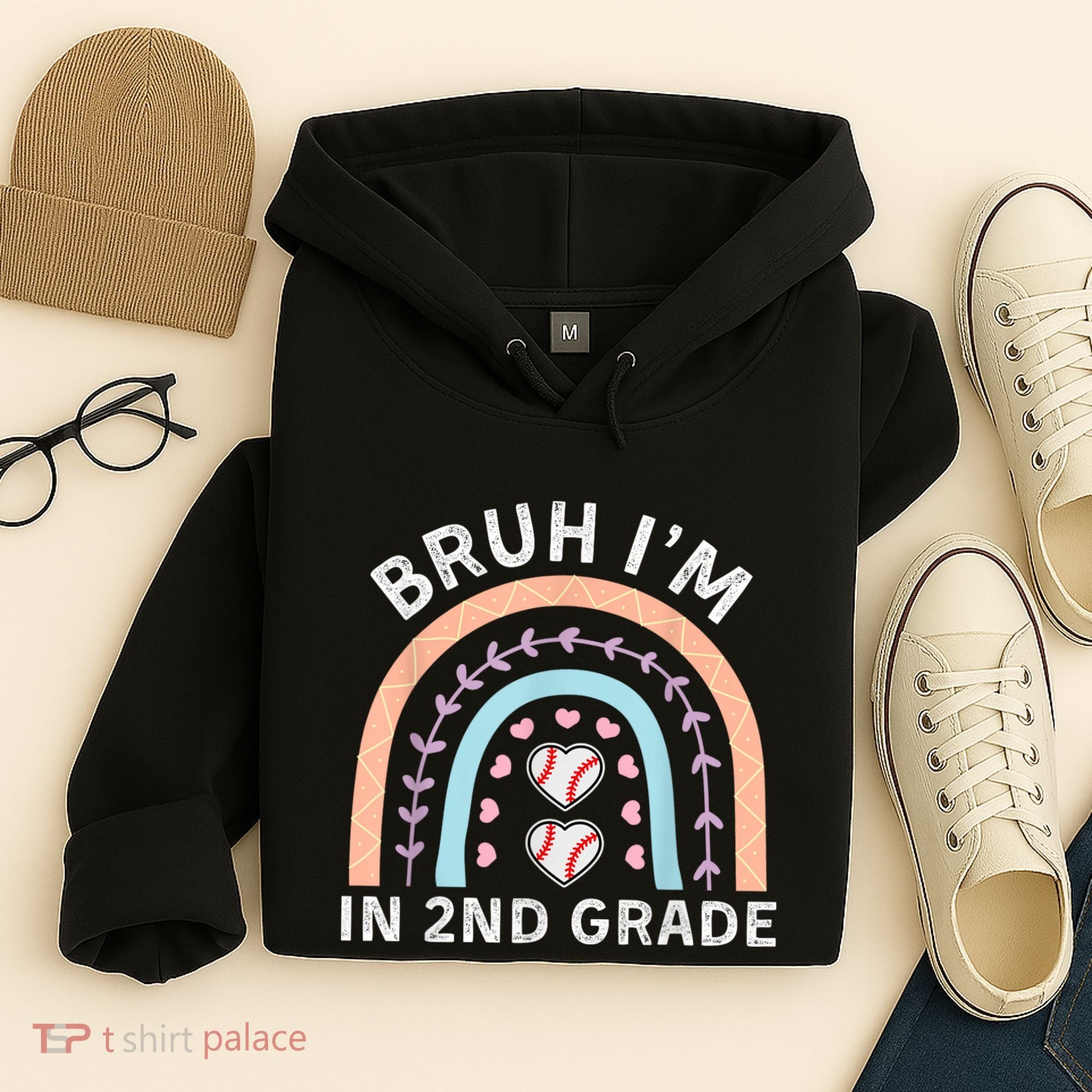 Bruh IM In 2nd Grade Back To School 2nd Grade Baseball Hoodie