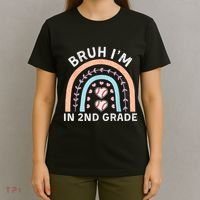Bruh IM In 2nd Grade Back To School 2nd Grade Baseball T-Shirt thumb 4