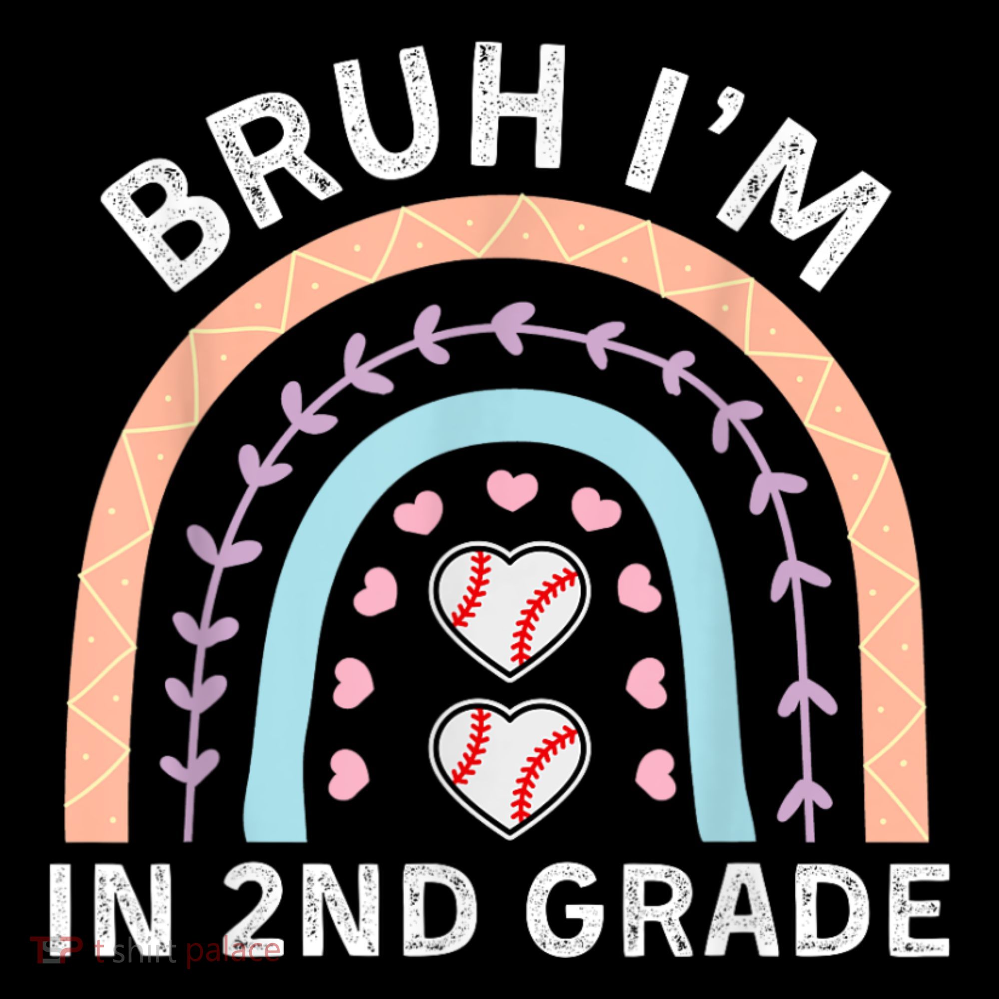 Bruh IM In 2nd Grade Back To School 2nd Grade Baseball Women's Hoodie