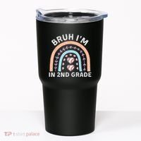 Bruh IM In 2nd Grade Back To School 2nd Grade Baseball Tumbler thumb 0