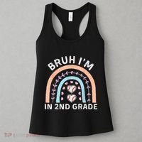 Bruh IM In 2nd Grade Back To School 2nd Grade Baseball Women's Tank Top thumb 3