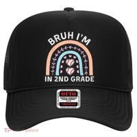 Bruh IM In 2nd Grade Back To School 2nd Grade Baseball Hat thumb 0