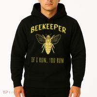 Beekeeper If I Run You Run Funny Beekeeping Lovers Hoodie thumb 2