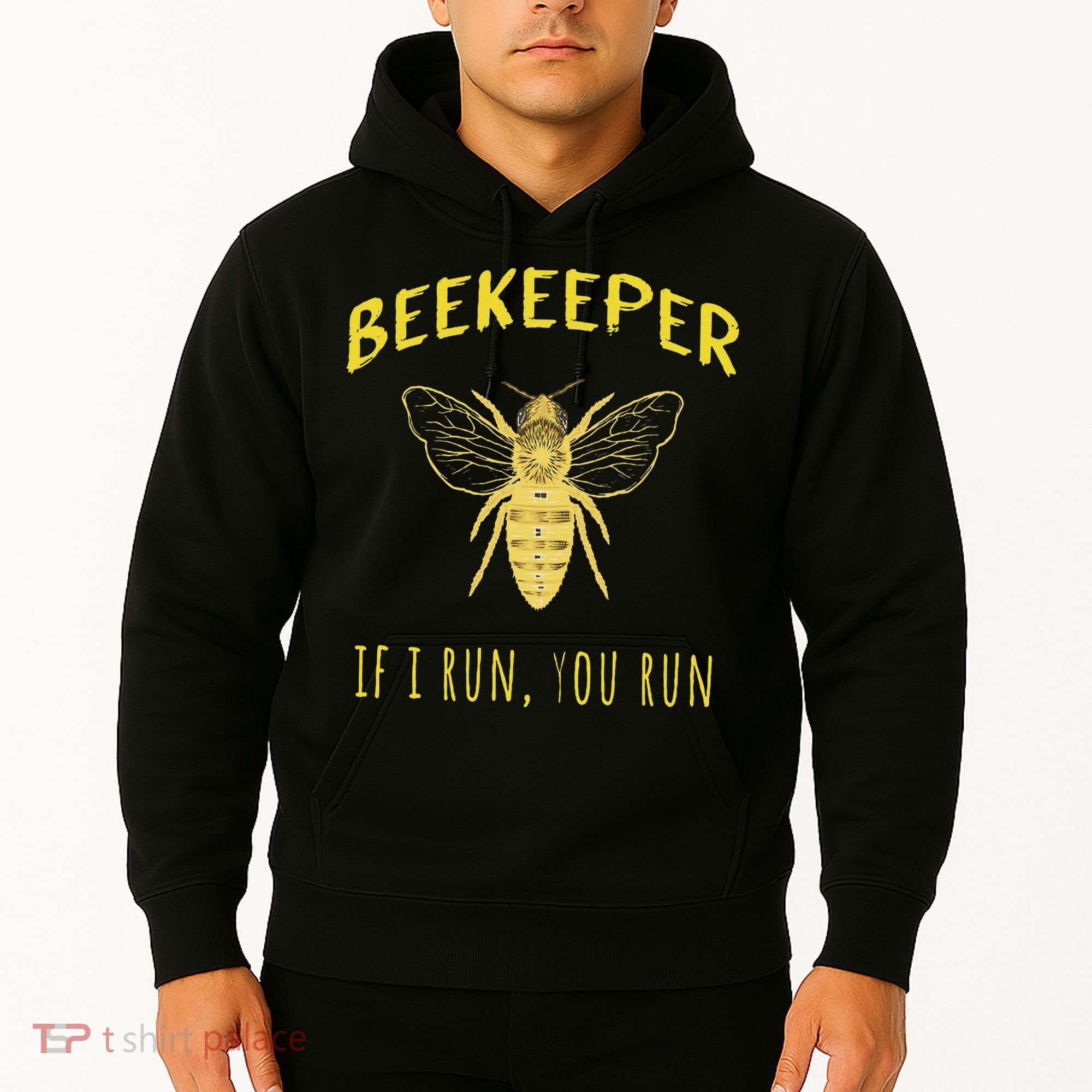 Beekeeper If I Run You Run Funny Beekeeping Lovers Hoodie