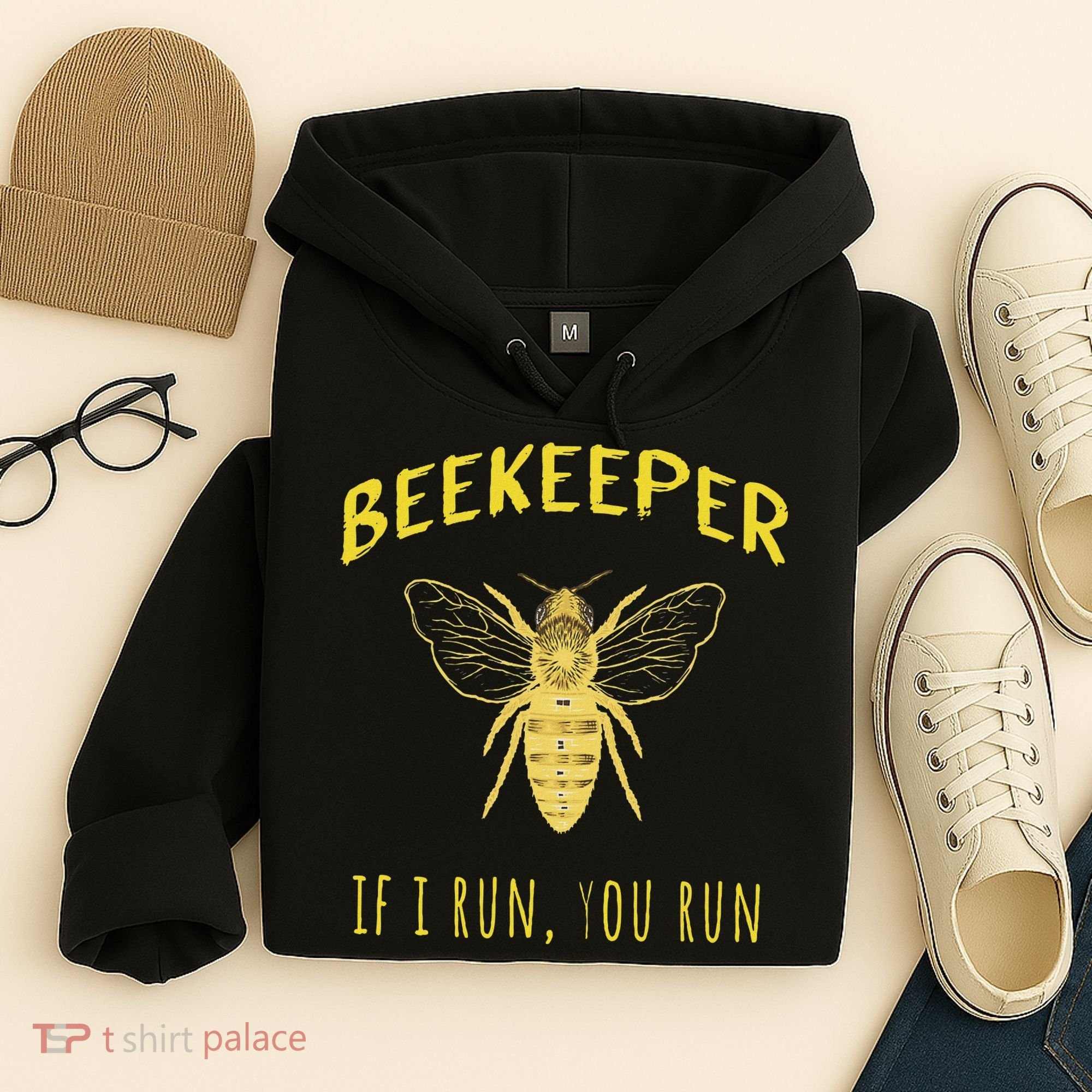 Beekeeper If I Run You Run Funny Beekeeping Lovers Hoodie