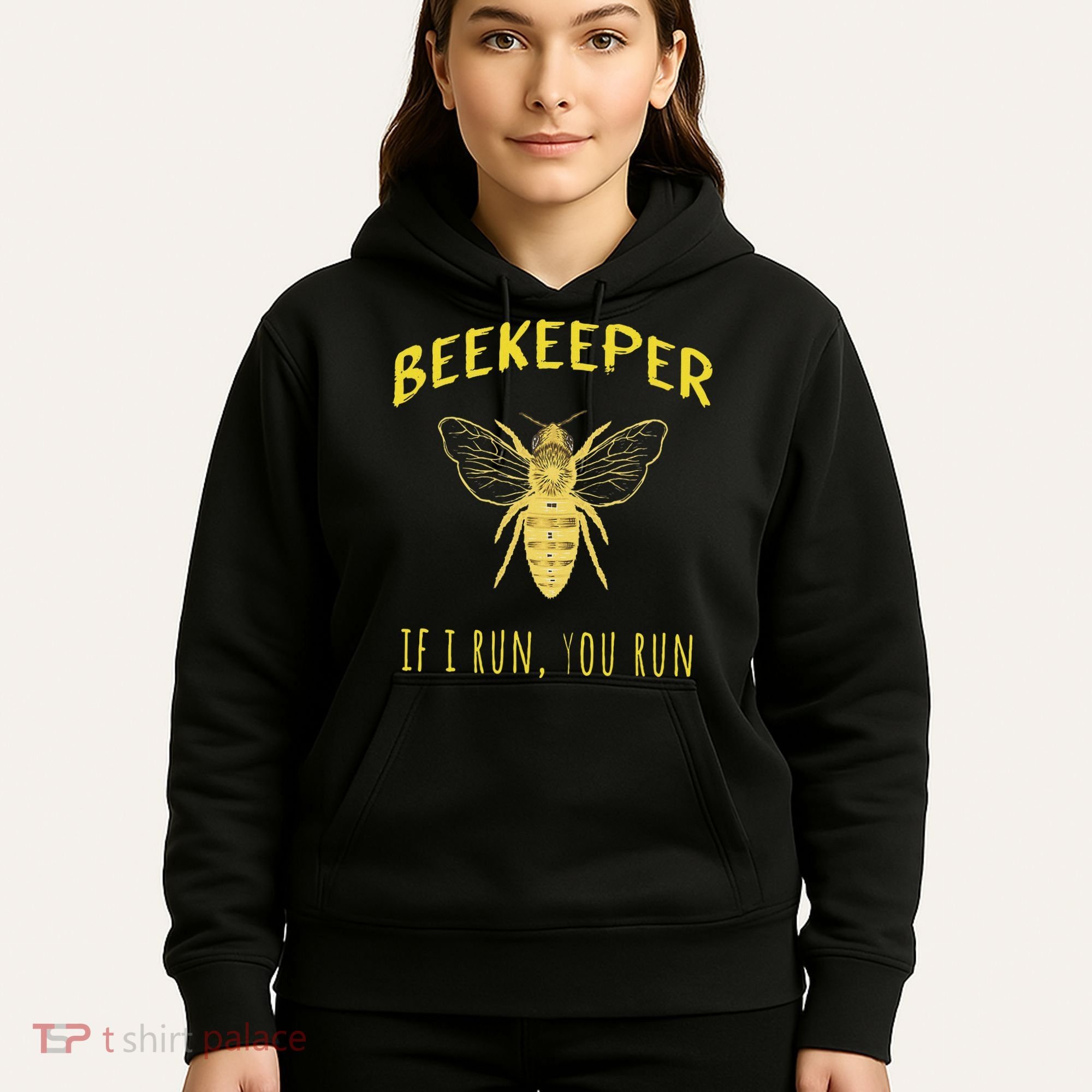 Beekeeper If I Run You Run Funny Beekeeping Lovers Hoodie