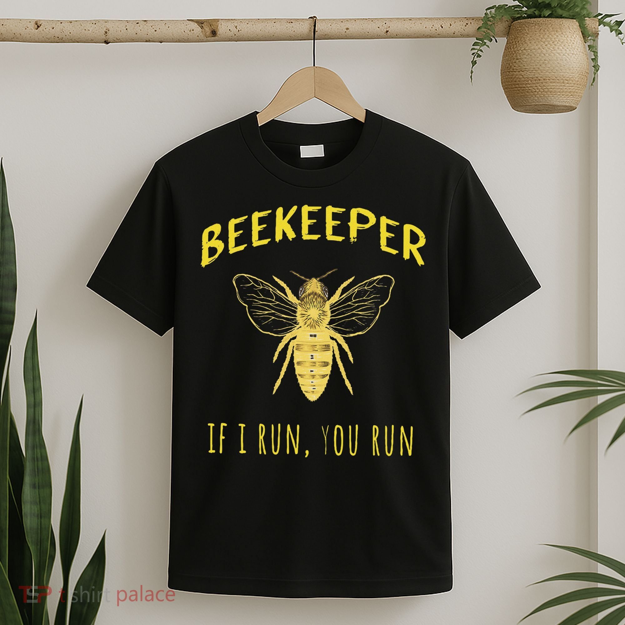 Beekeeper If I Run You Run Funny Beekeeping Lovers T-Shirt
