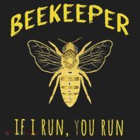 Beekeeper If I Run You Run Funny Beekeeping Lovers Beanie thumb 2