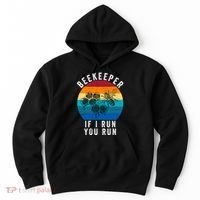 Beekeeper If I Run You Run Honeybees Apiculture Bee Keeper Beekeeping Bee Lovers Hoodie thumb 0