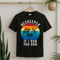 Beekeeper If I Run You Run Honeybees Apiculture Bee Keeper Beekeeping Bee Lovers T-Shirt thumb 2