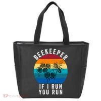 Beekeeper If I Run You Run Honeybees Apiculture Bee Keeper Beekeeping Bee Lovers Tote Bag thumb 0