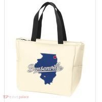 Bensenville Illinois Il Map Tote Bag thumb 3