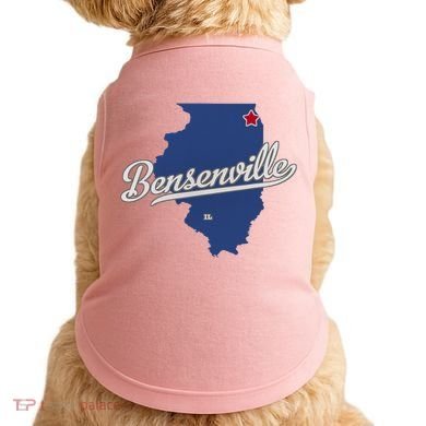 Bensenville Illinois Il Map Doggie Tank