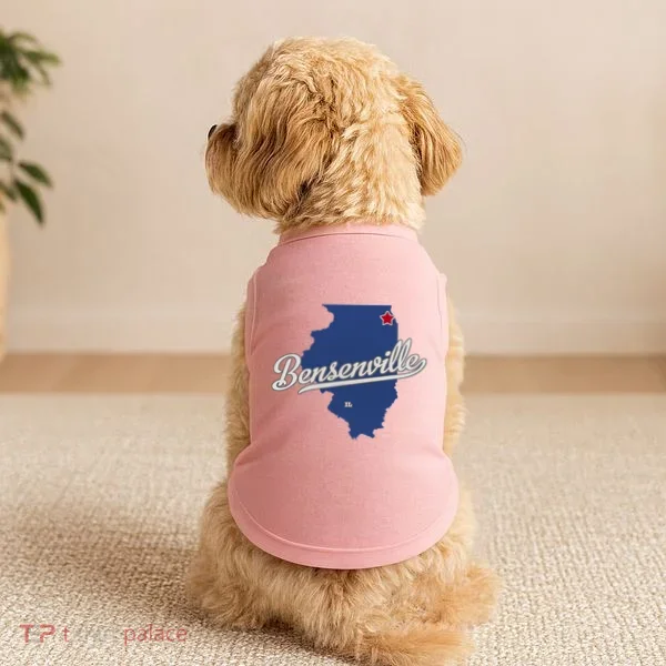 Bensenville Illinois Il Map Doggie Tank
