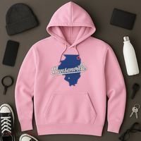Bensenville Illinois Il Map Hoodie thumb 3