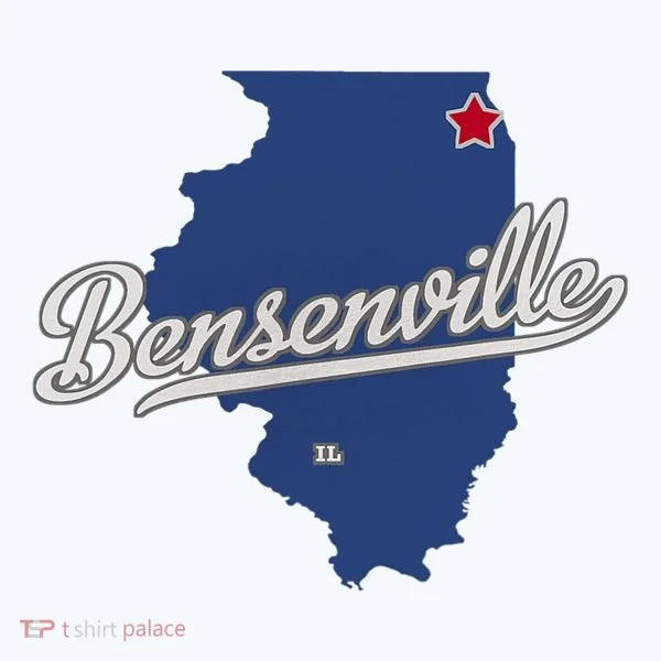 Bensenville Illinois Il Map Bucket Hat