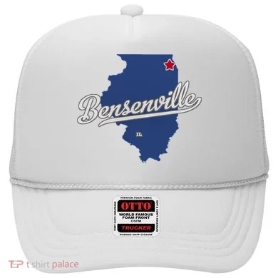 Bensenville Illinois Il Map Hat