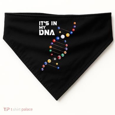 Billiards It's In My DNA  Pool Billiard USA-Made Doggie Bandana