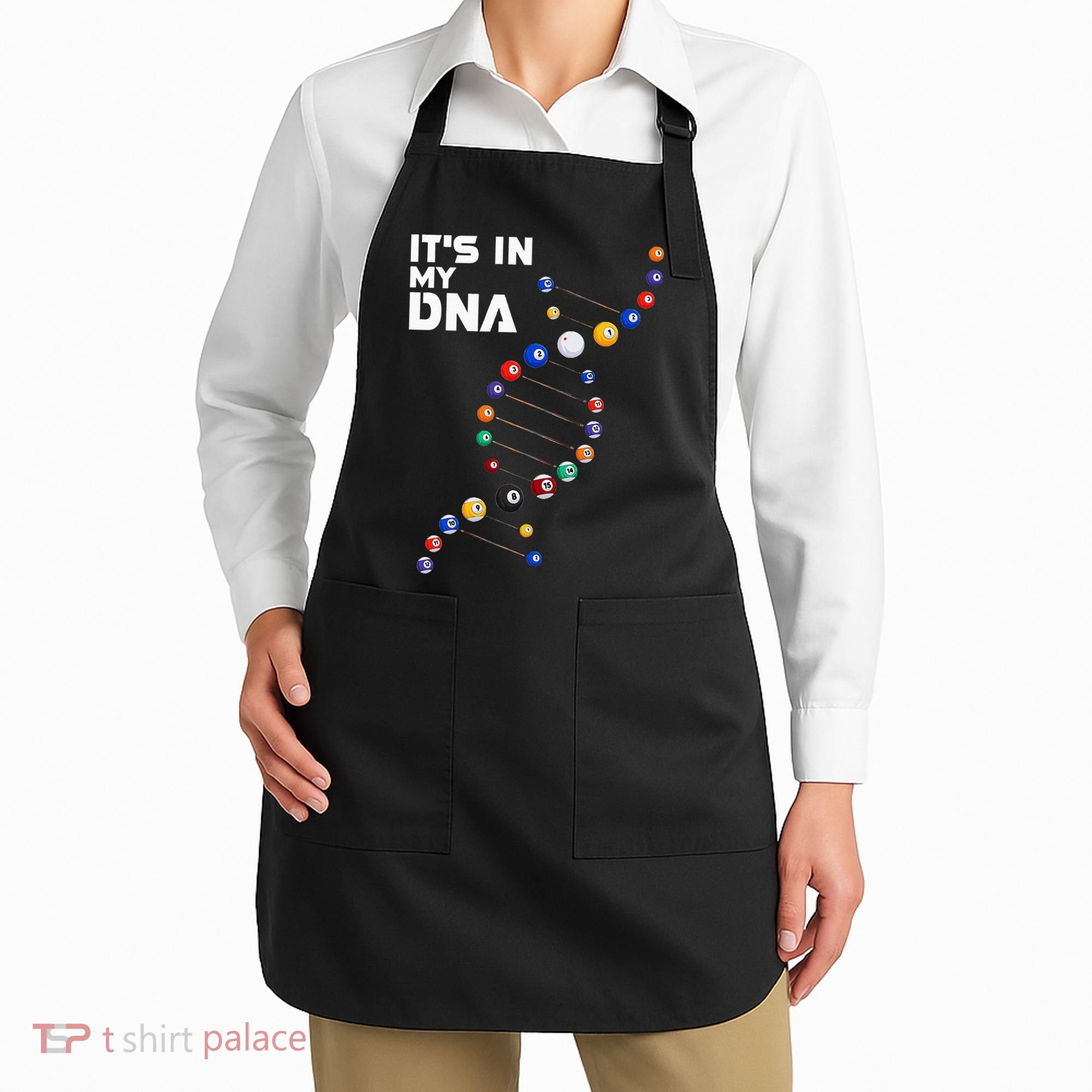 Billiards It's In My DNA  Pool Billiard Apron