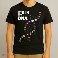 Billiards It's In My DNA  Pool Billiard T-Shirt thumb 3