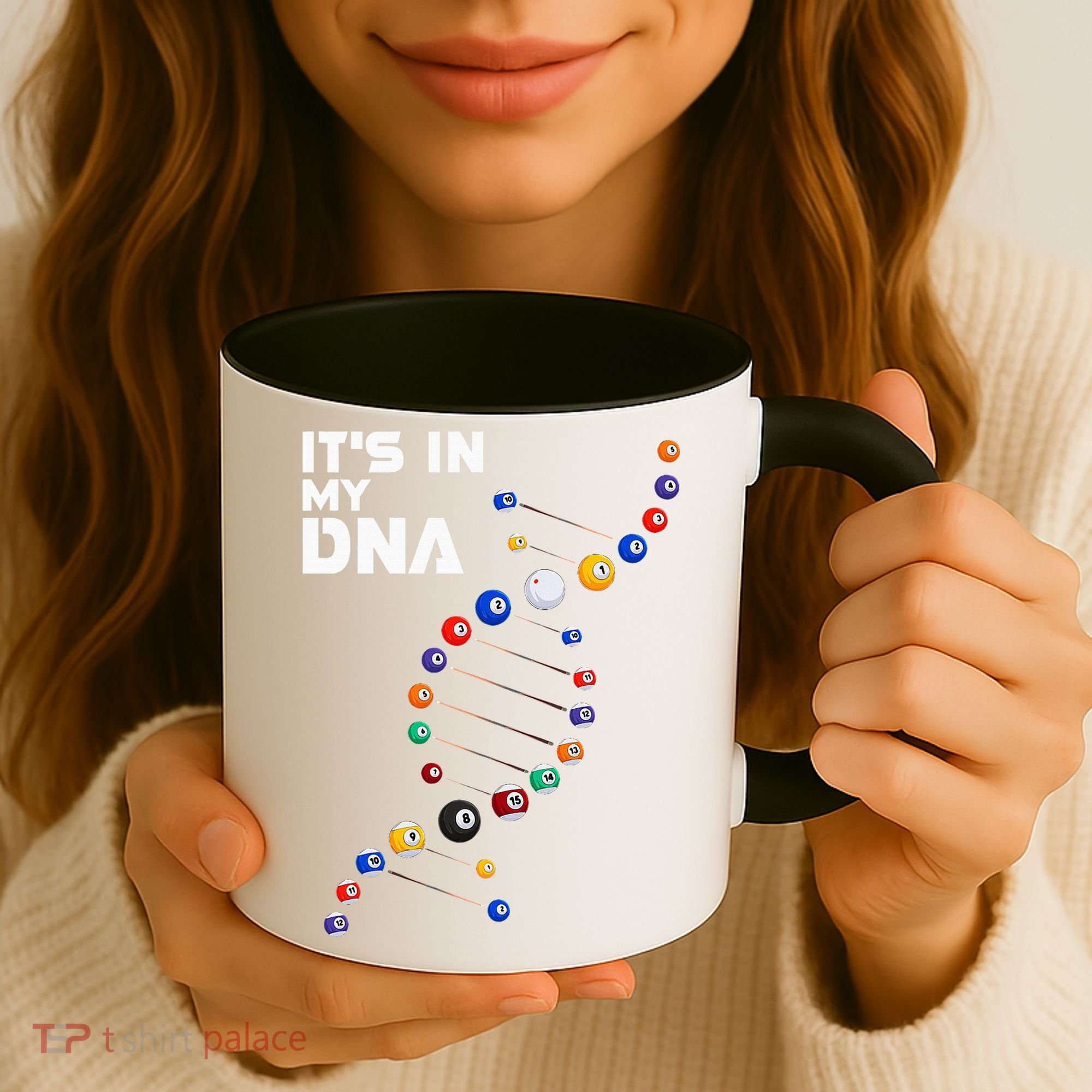 Billiards It's In My DNA  Pool Billiard Coffee Mug