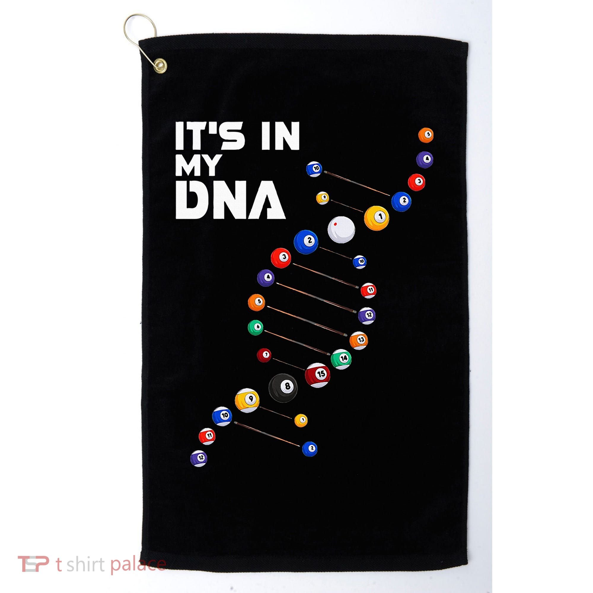 Billiards It's In My DNA  Pool Billiard Golf Towel