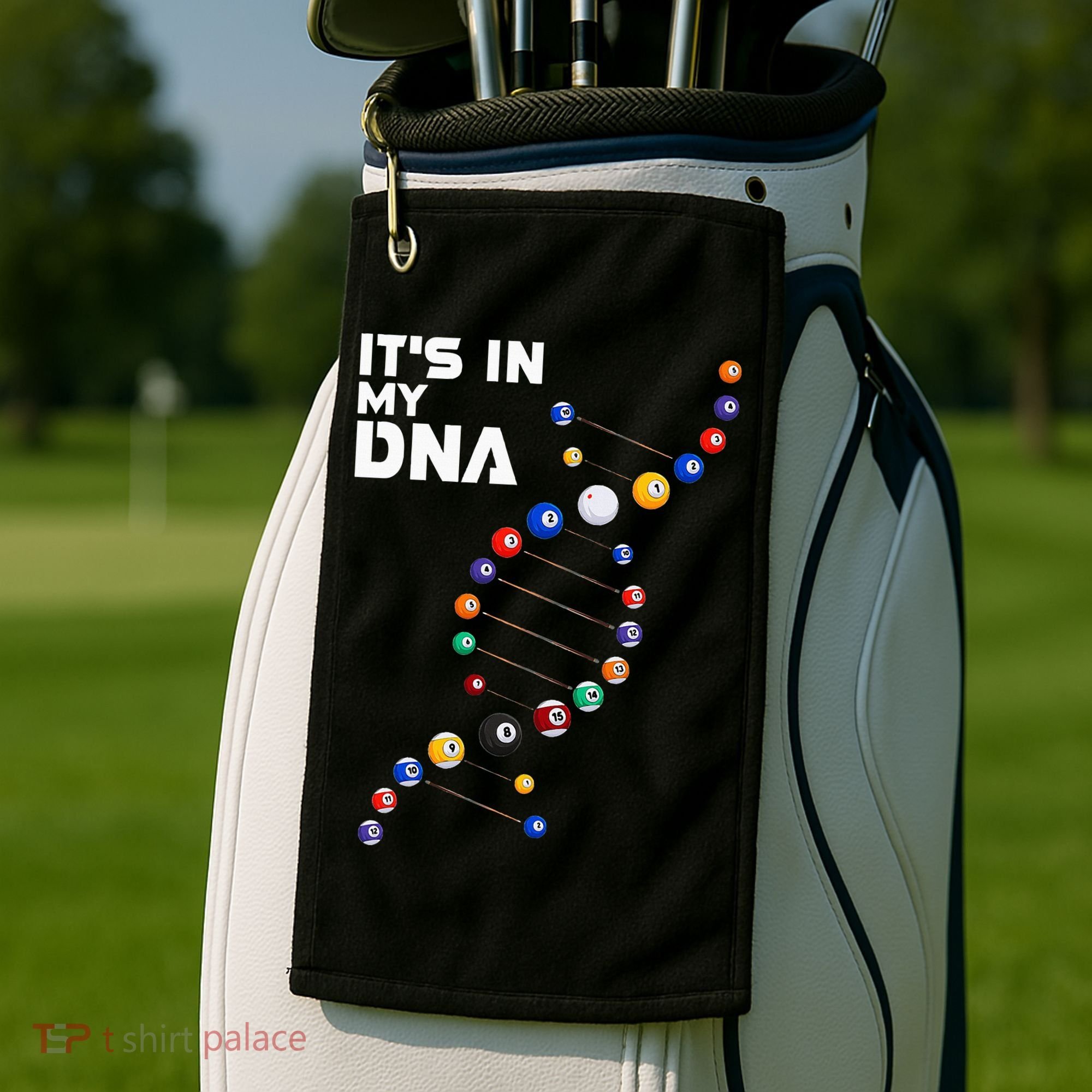 Billiards It's In My DNA  Pool Billiard Golf Towel