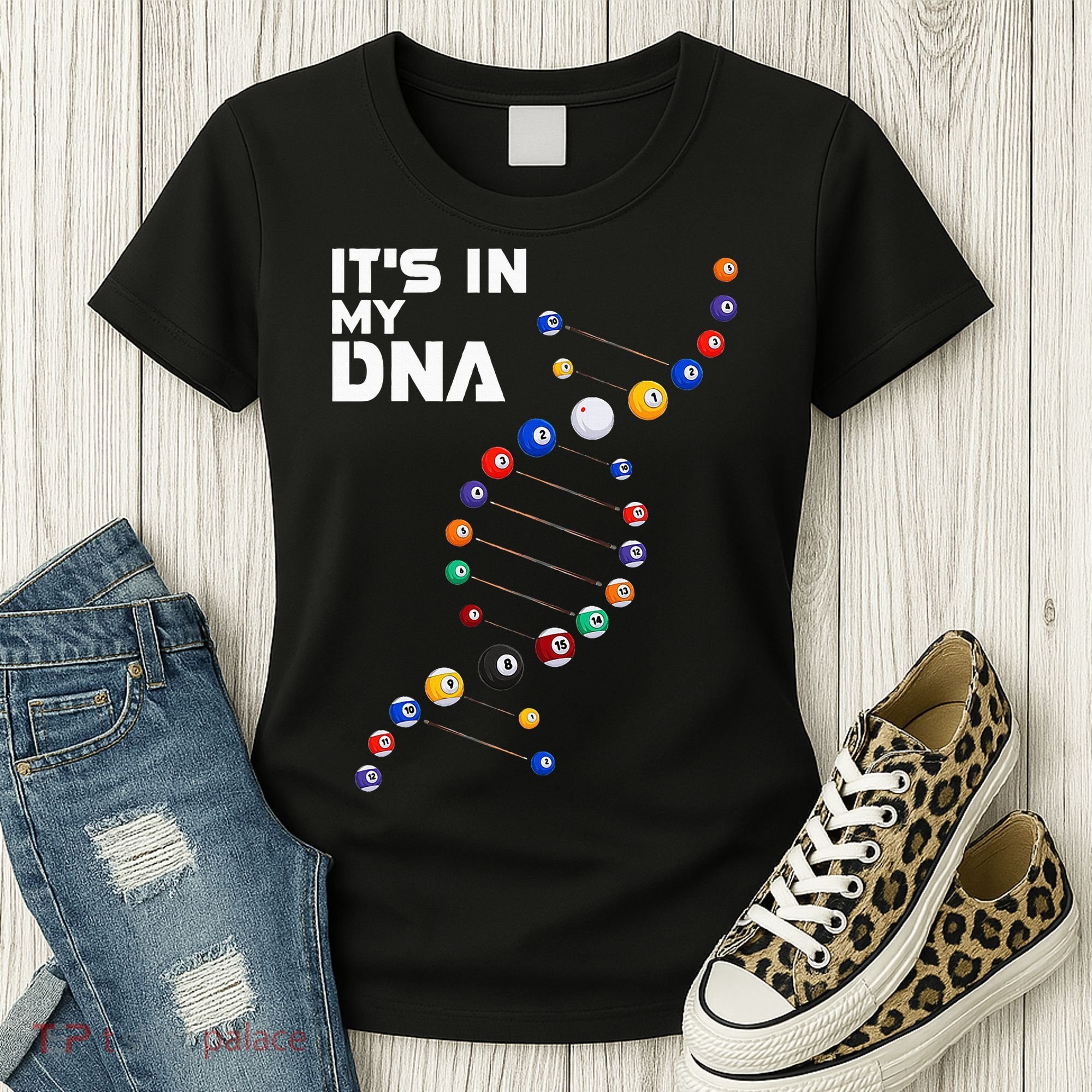Billiards It's In My DNA  Pool Billiard Women's T-Shirt