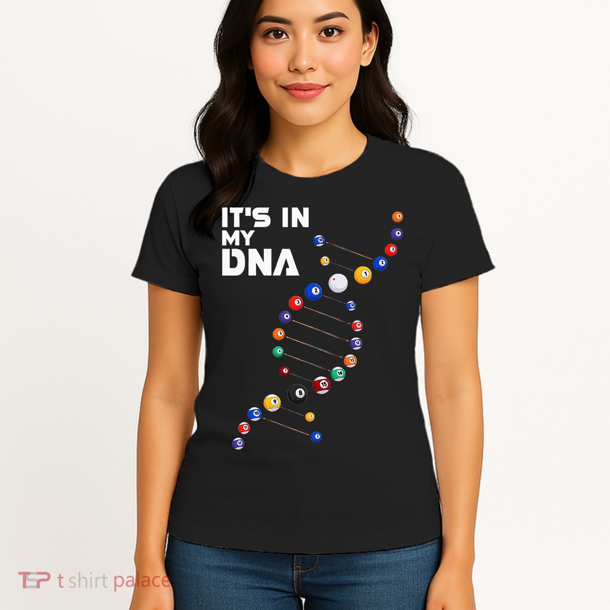 Billiards It's In My DNA  Pool Billiard Women's T-Shirt