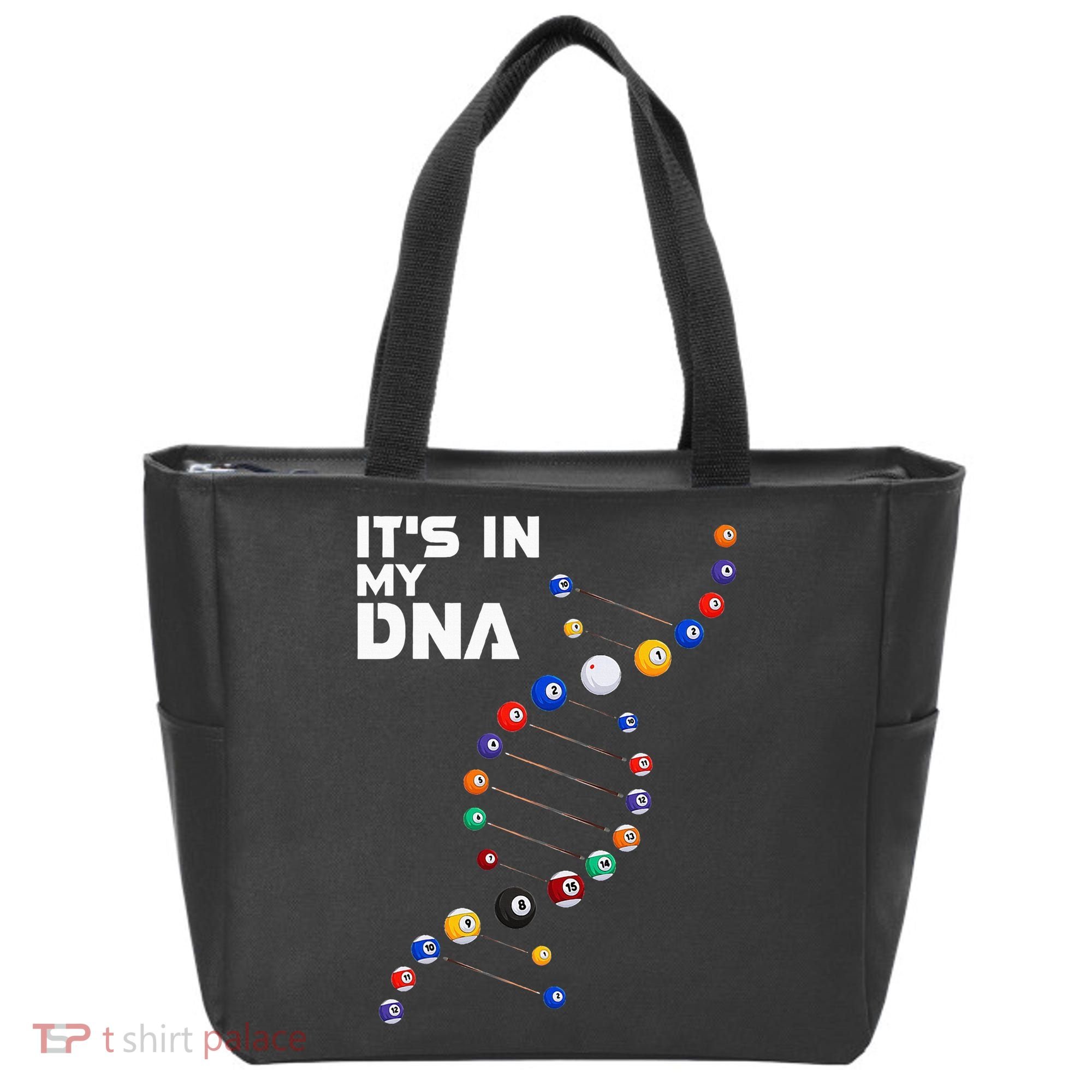 Billiards It's In My DNA  Pool Billiard Tote Bag