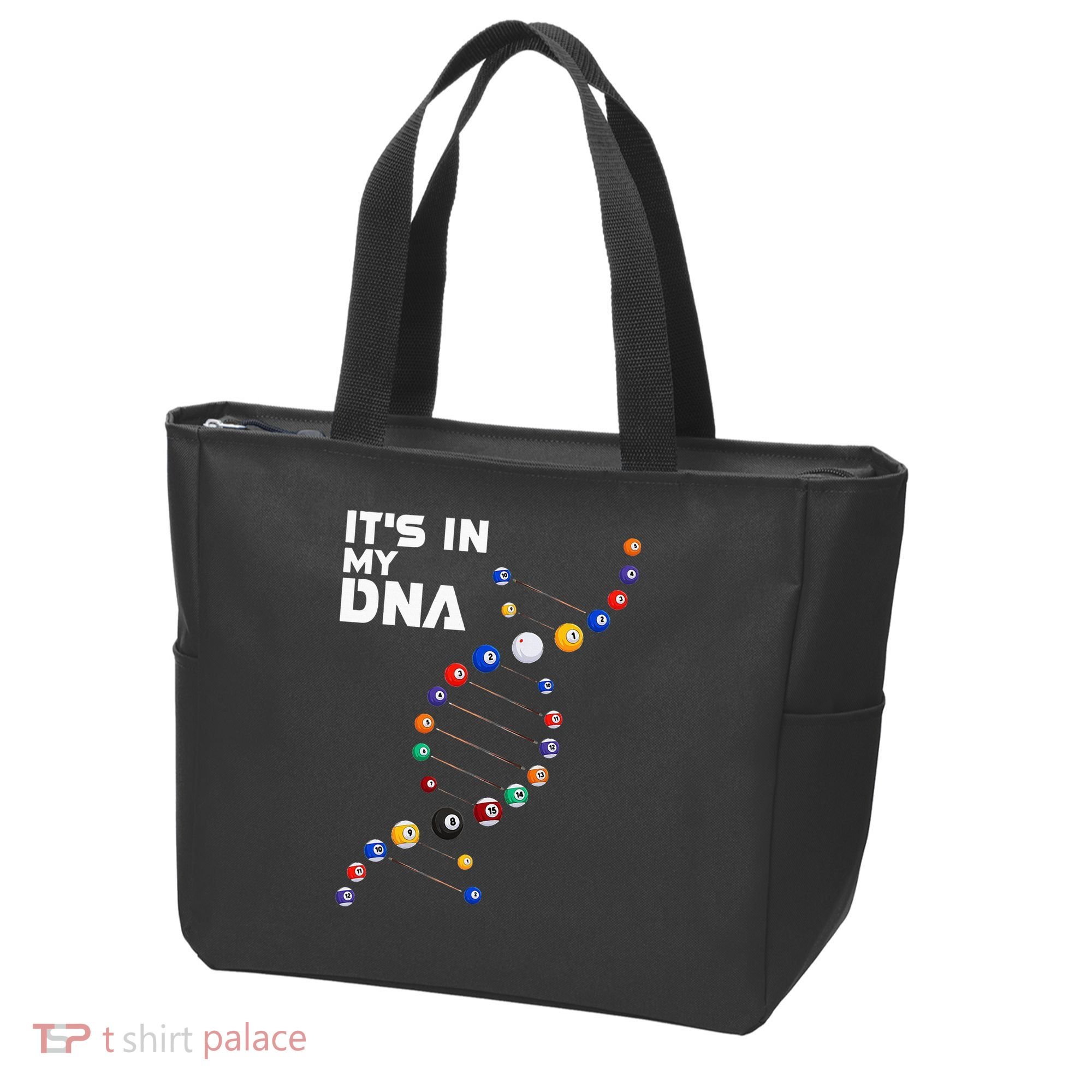 Billiards It's In My DNA  Pool Billiard Tote Bag