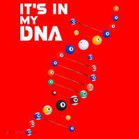 Billiards It's In My DNA  Pool Billiard Santa Hat thumb 1