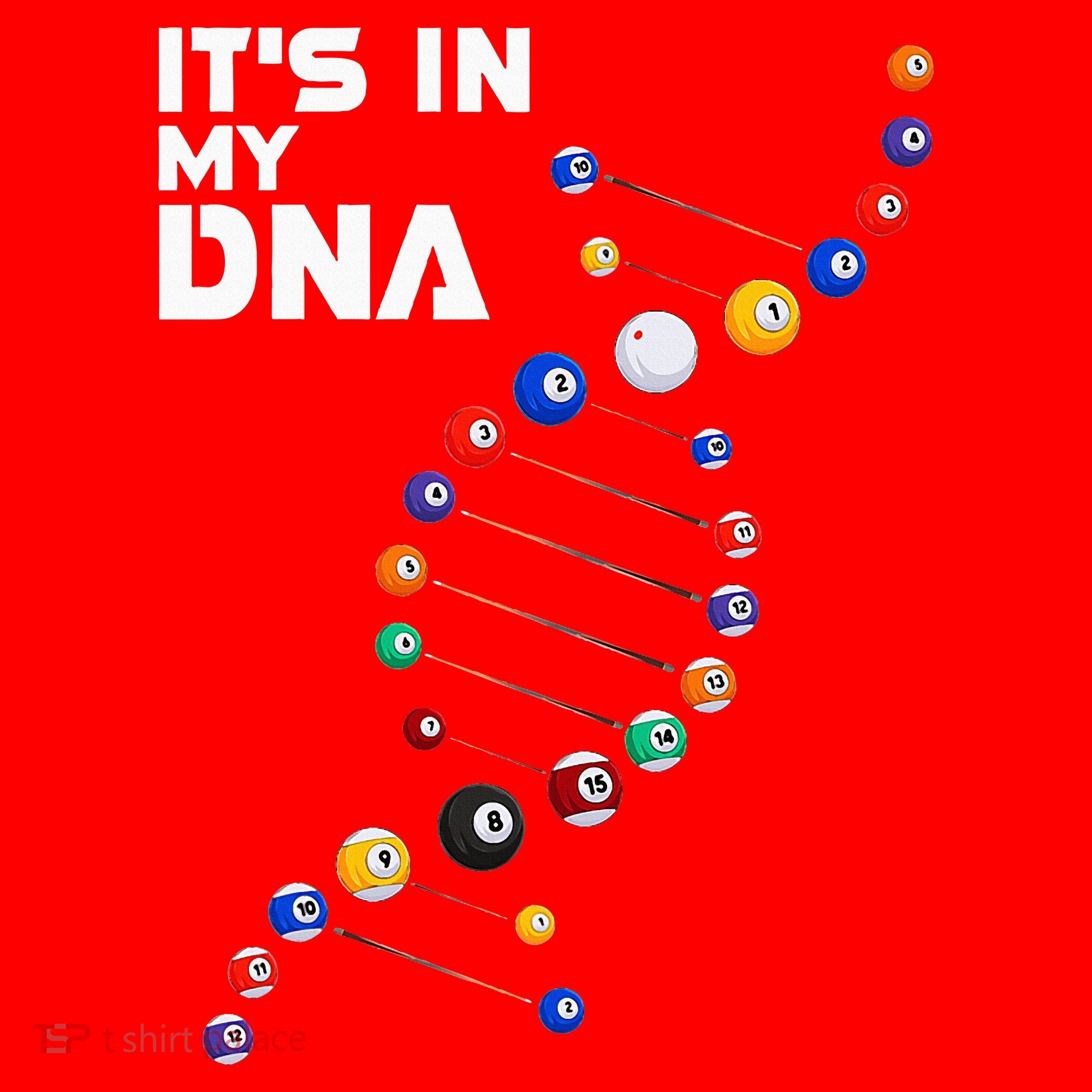 Billiards It's In My DNA  Pool Billiard Santa Hat