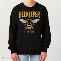Beekeeper If I Run You Run Bee Keeper Beekeeping Bee Lovers Honeybees Apiculture Women's Sweatshirt thumb 0