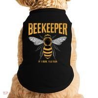 Beekeeper If I Run You Run Bee Keeper Beekeeping Bee Lovers Honeybees Apiculture Doggie Tank thumb 0