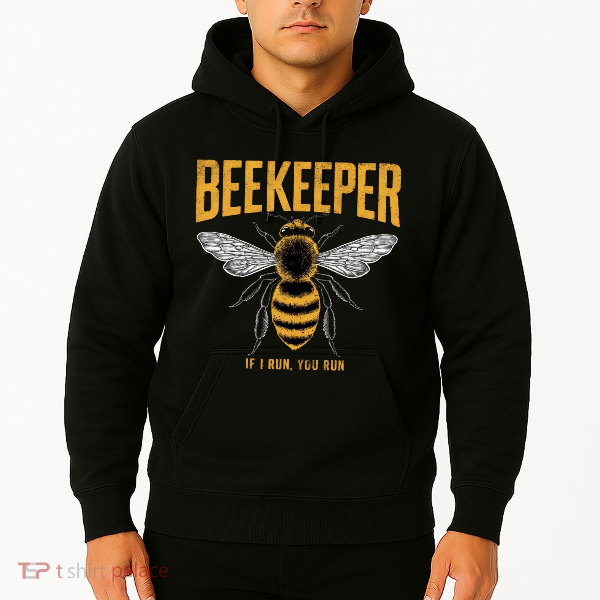 Beekeeper If I Run You Run Bee Keeper Beekeeping Bee Lovers Honeybees Apiculture Hoodie