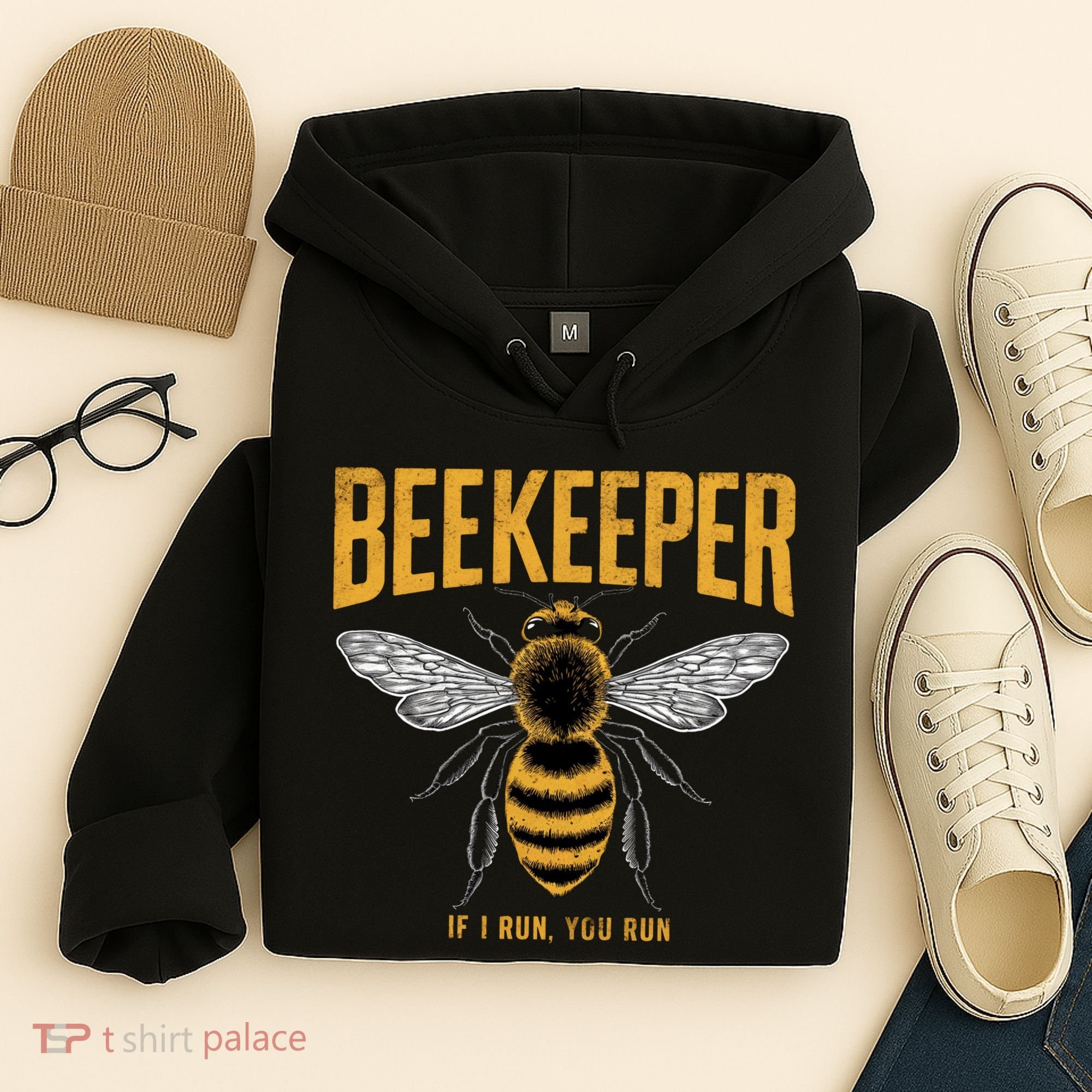 Beekeeper If I Run You Run Bee Keeper Beekeeping Bee Lovers Honeybees Apiculture Hoodie