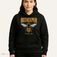 Beekeeper If I Run You Run Bee Keeper Beekeeping Bee Lovers Honeybees Apiculture Hoodie thumb 5
