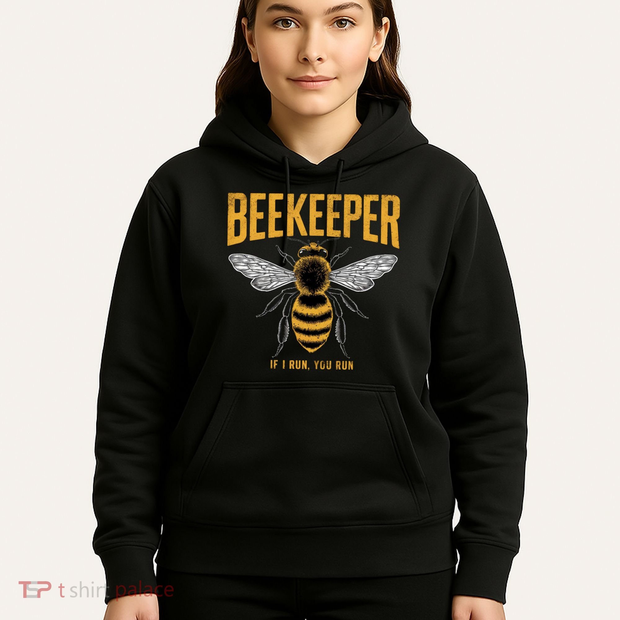 Beekeeper If I Run You Run Bee Keeper Beekeeping Bee Lovers Honeybees Apiculture Hoodie