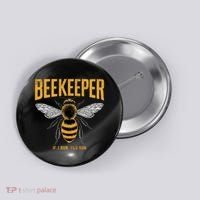 Beekeeper If I Run You Run Bee Keeper Beekeeping Bee Lovers Honeybees Apiculture Button thumb 0