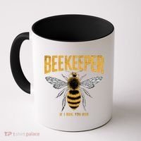 Beekeeper If I Run You Run Bee Keeper Beekeeping Bee Lovers Honeybees Apiculture Coffee Mug thumb 0