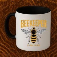 Beekeeper If I Run You Run Bee Keeper Beekeeping Bee Lovers Honeybees Apiculture Coffee Mug thumb 2