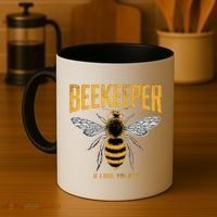 Beekeeper If I Run You Run Bee Keeper Beekeeping Bee Lovers Honeybees Apiculture Coffee Mug thumb 4