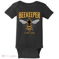Beekeeper If I Run You Run Bee Keeper Beekeeping Bee Lovers Honeybees Apiculture Baby Bodysuit thumb 0
