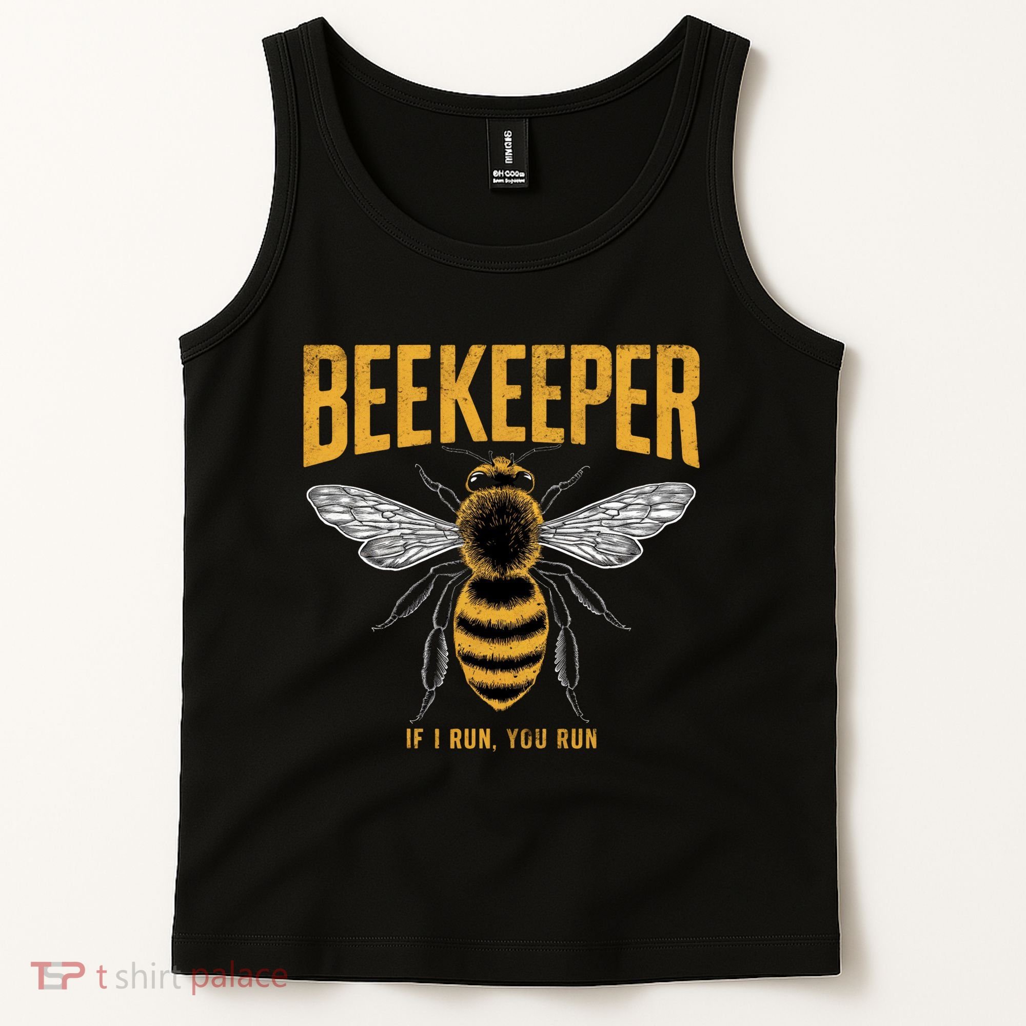 Beekeeper If I Run You Run Bee Keeper Beekeeping Bee Lovers Honeybees Apiculture Tank Top