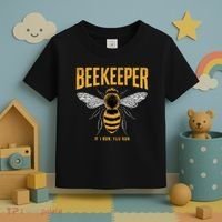 Beekeeper If I Run You Run Bee Keeper Beekeeping Bee Lovers Honeybees Apiculture Toddler T-Shirt thumb 3