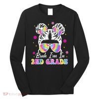 Bruh Im In 2nd Grade Messy Bun First Day Of School Long Sleeve Shirt thumb 0