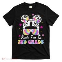 Bruh Im In 2nd Grade Messy Bun First Day Of School T-Shirt thumb 0