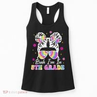 Bruh Im In 5th Grade Messy Bun First Day Of School Women's Tank Top thumb 0